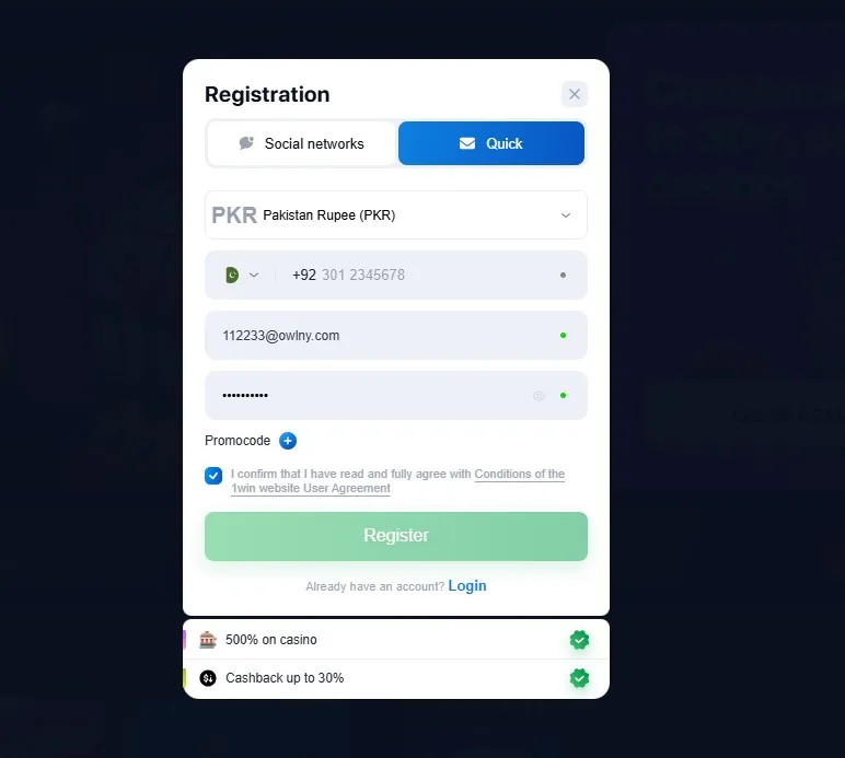 registration 1win registration 1win
